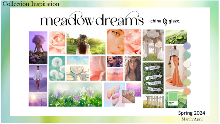 China Glaze Nail Lacquer Meadow Dreams Collection 2024