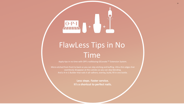 OPI GELevate Soft Gel Tip Flash Cure Builder in bottle