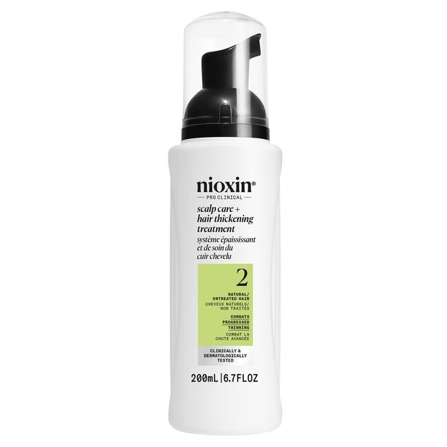 Nioxin Pro Clinical System 2 Scalp Treatment - Scalp and Hair Care 200 mL | 6.7 FL OZ
