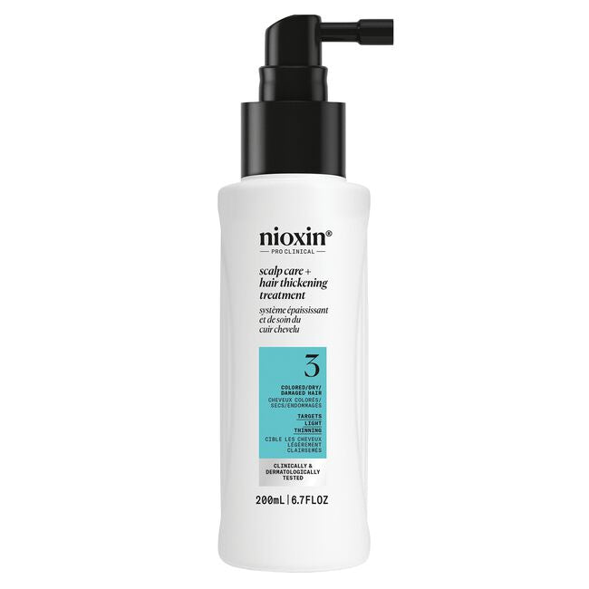 Nioxin Pro Clinical System 3 Scalp Treatment - Scalp and Hair Care 200 mL | 6.7 FL OZ