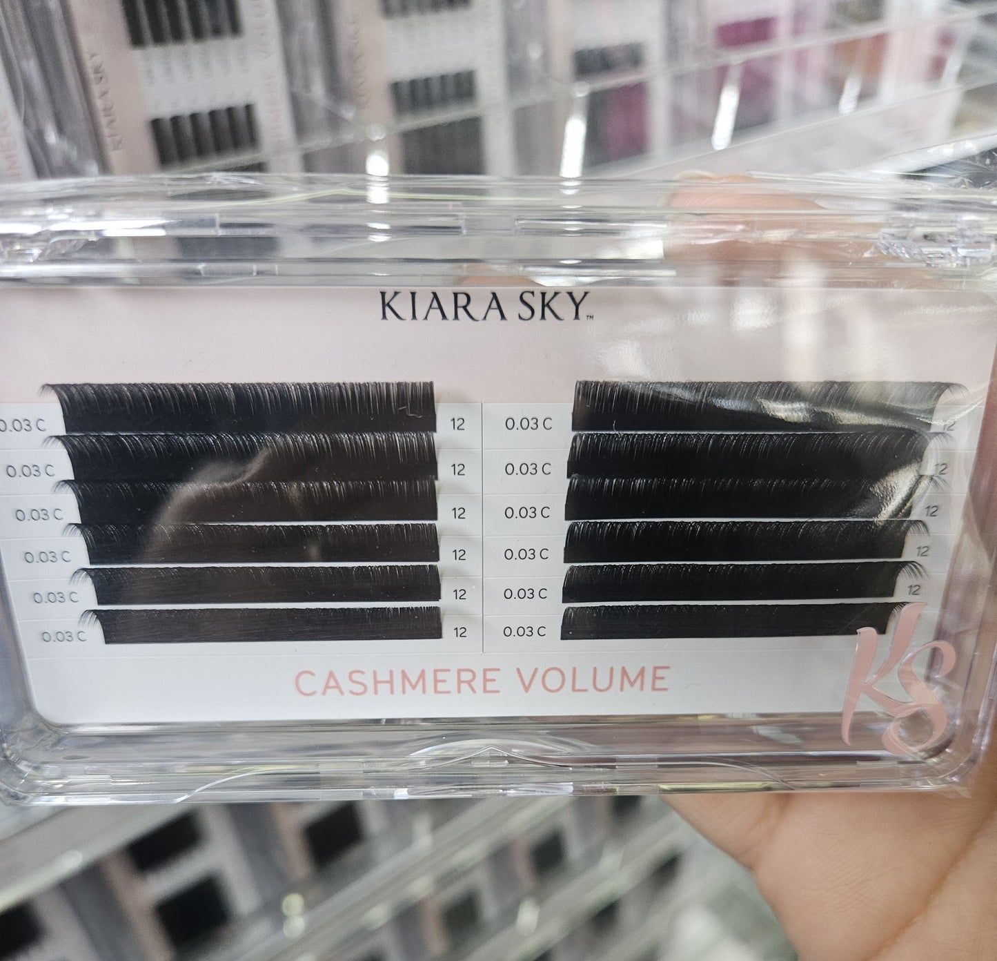 Kiara Sky Lash Extensions Cashmere Volume - 0.03 - C - 12mm CVC312