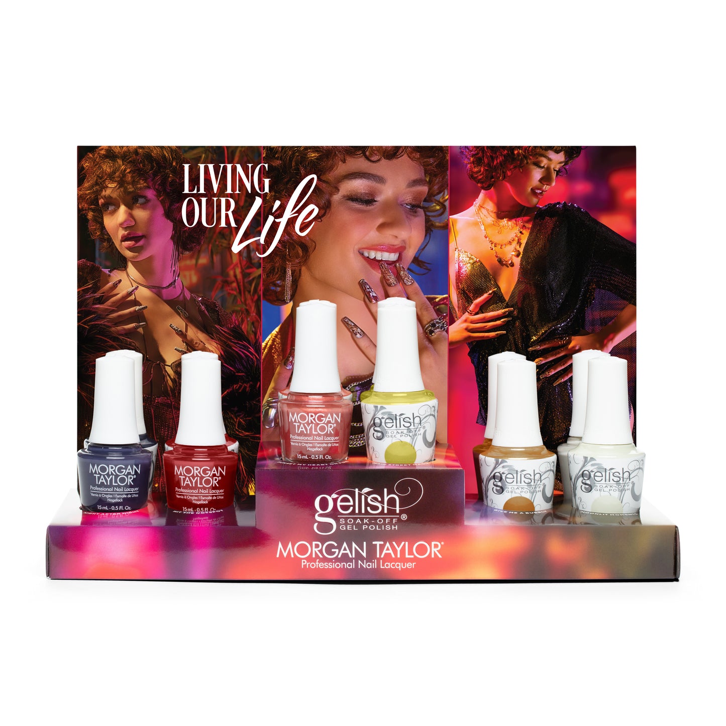 Harmony Gelish Gel & Morgan Taylor Lacquer Living Our Life 12PC Collection #1130107