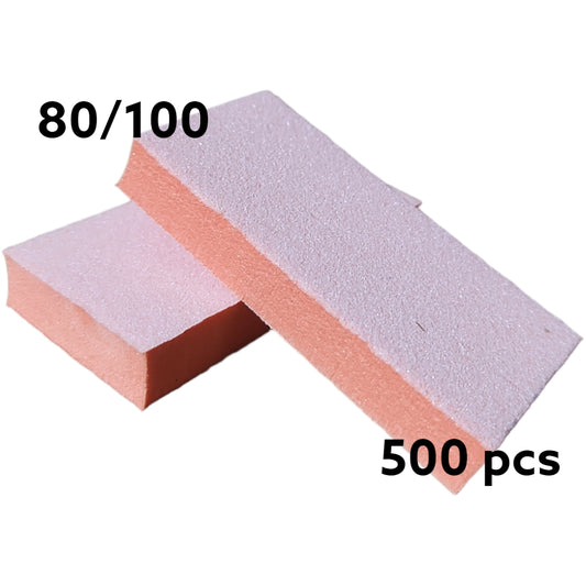 3K Slim Nail Buffer Orange White 80/100 500 pc #3K3