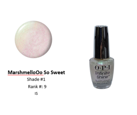 OPI Infinite Shine MarshmelloOo So Sweet 0.5 oz #HRS13