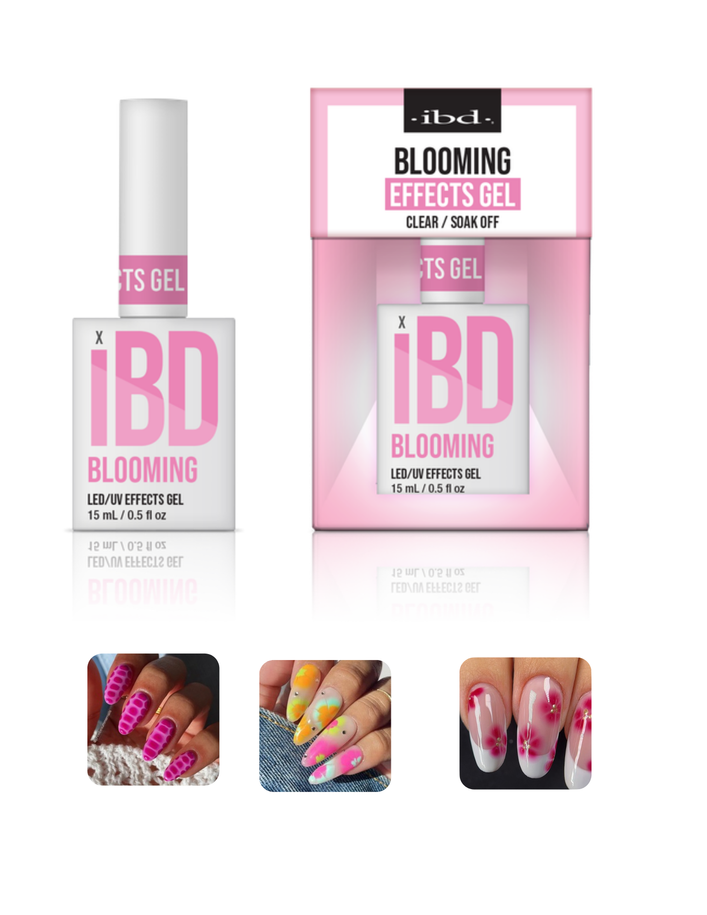 Ibd Gel Pro Blooming Effects Gel 0.5 fl oz #43408