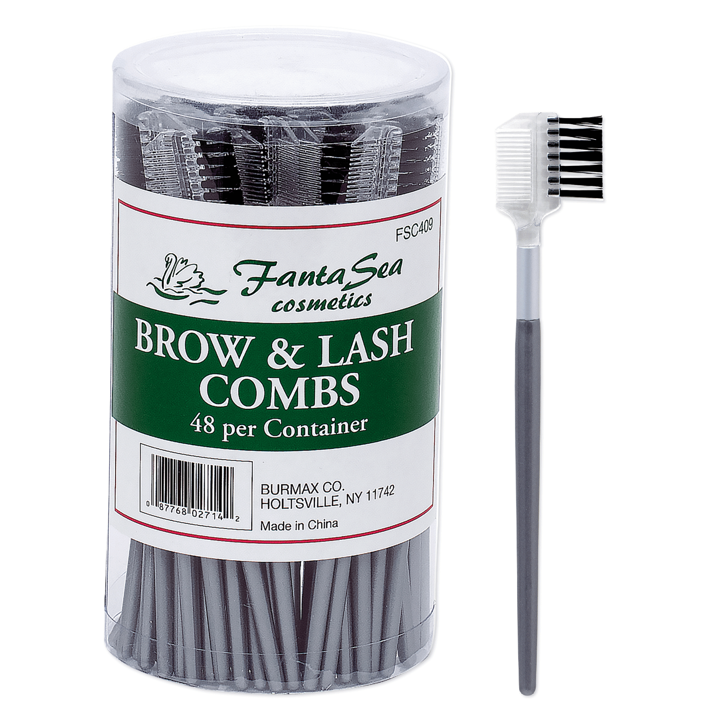 48 pc. Brow & Lash Combs in a Container FSC409