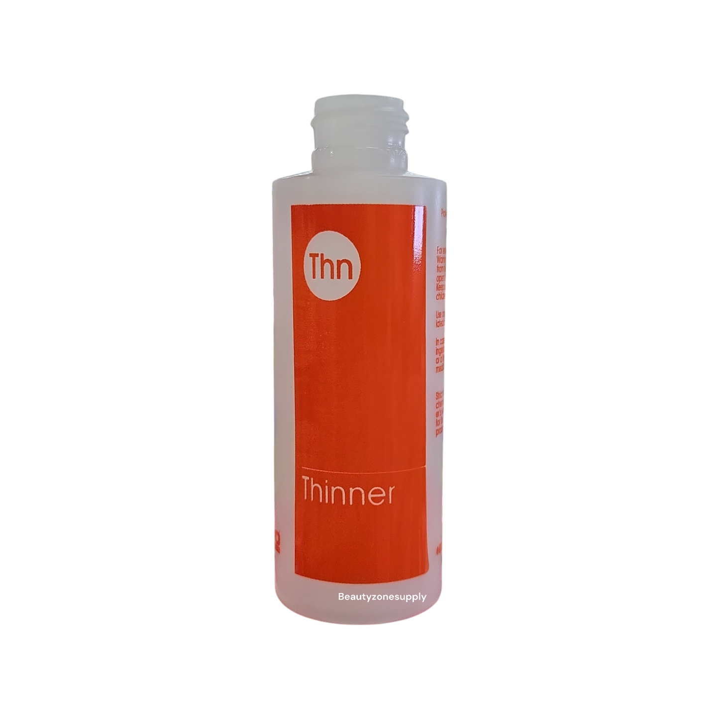 4 oz Empty Bottle Imprinted Cylinder
