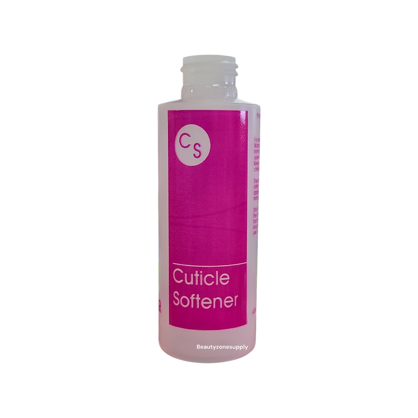 4 oz Empty Bottle Imprinted Cylinder