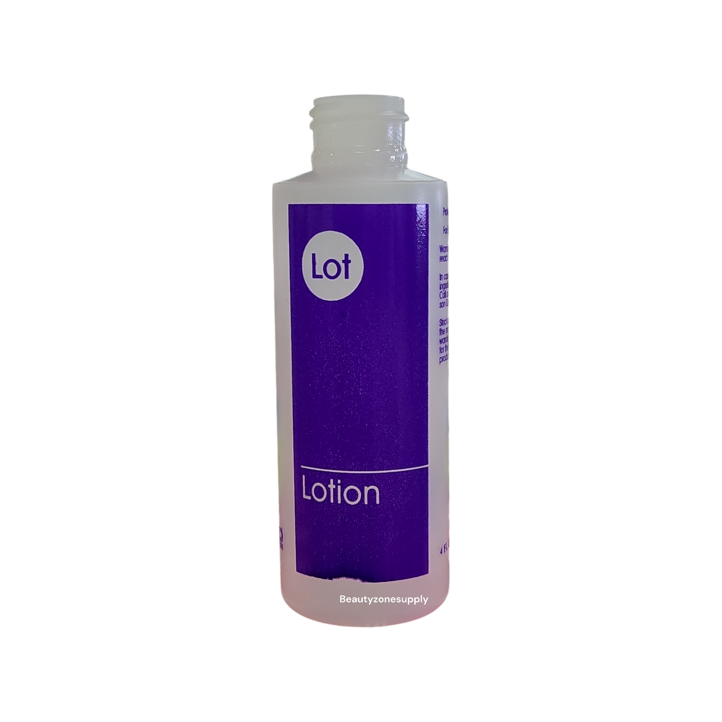 4 oz Empty Bottle Imprinted Cylinder
