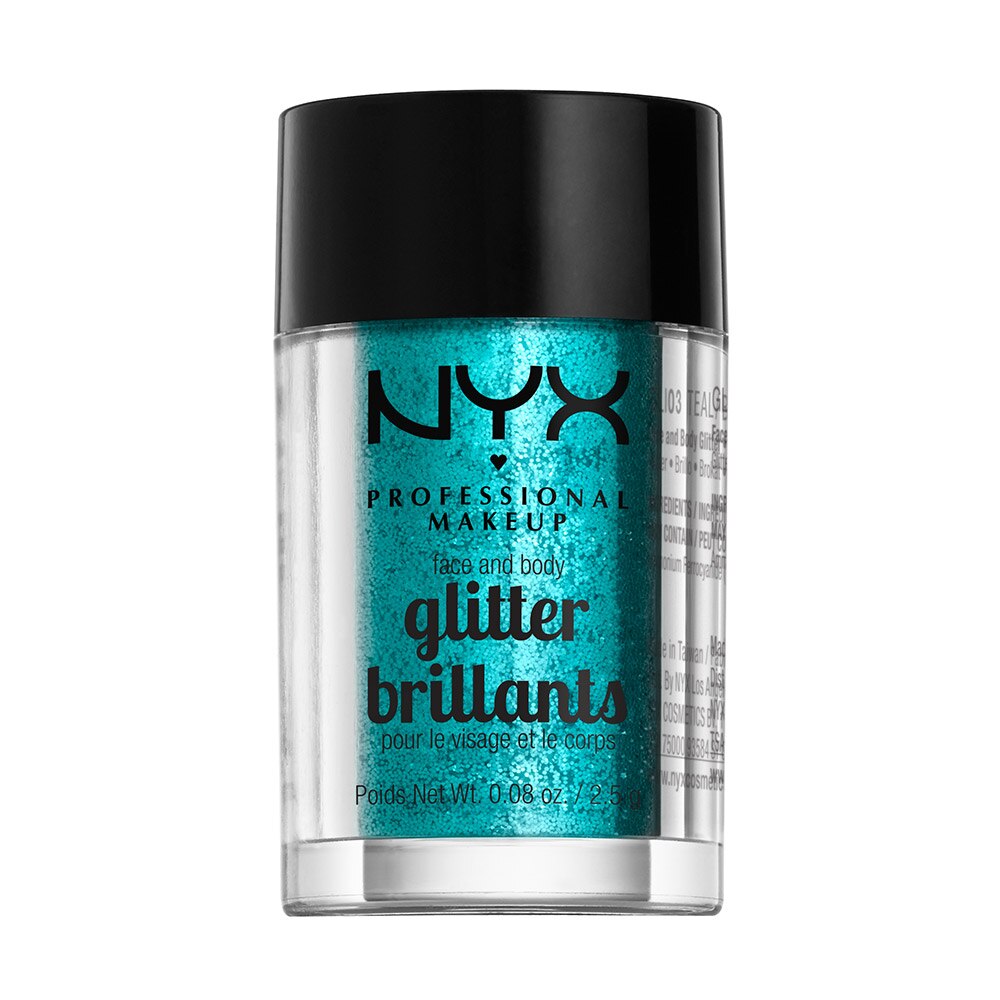NYX Professional Makeup Face & Body Glitter Teal #GLI03