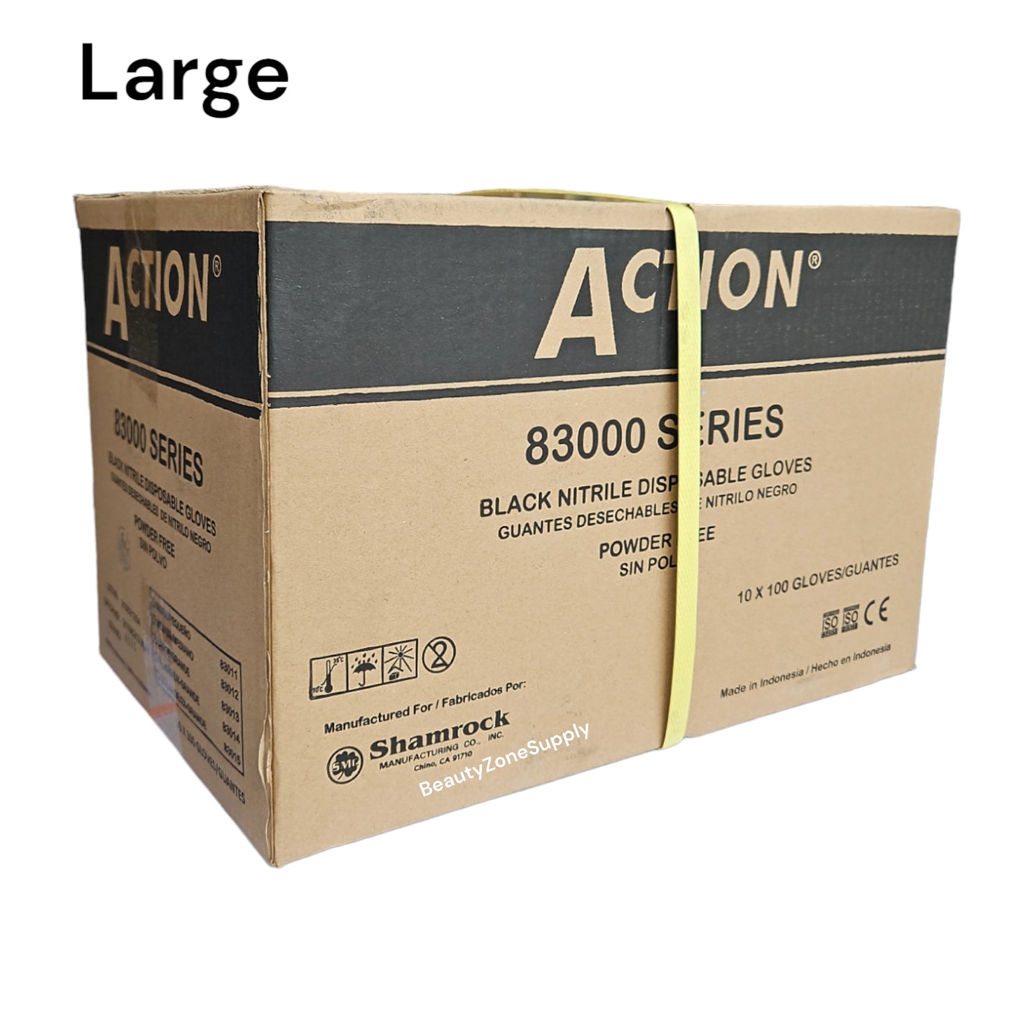 Action Nitrile Non Medical Gloves Case 10 box