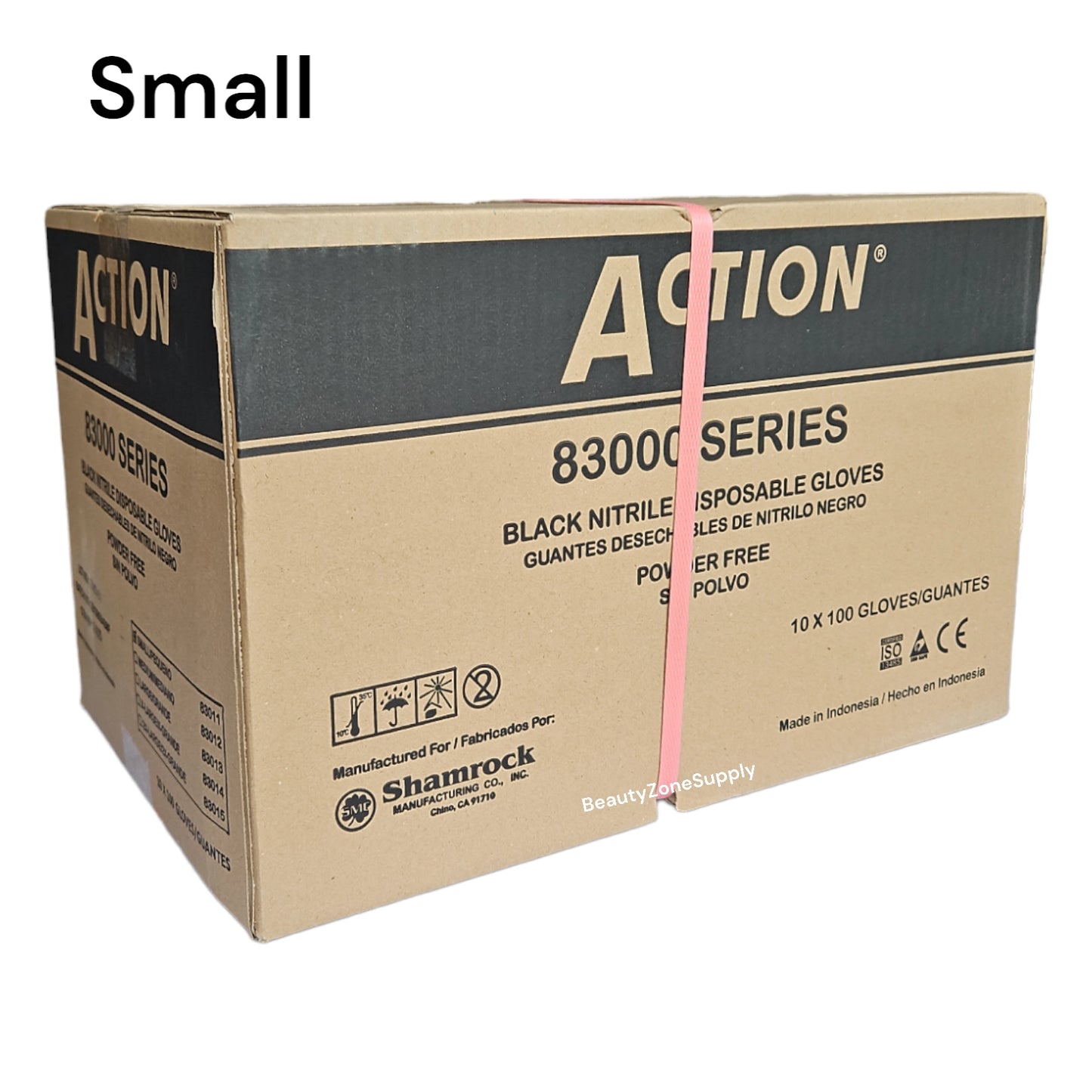 Action Nitrile Non Medical Gloves Case 10 box