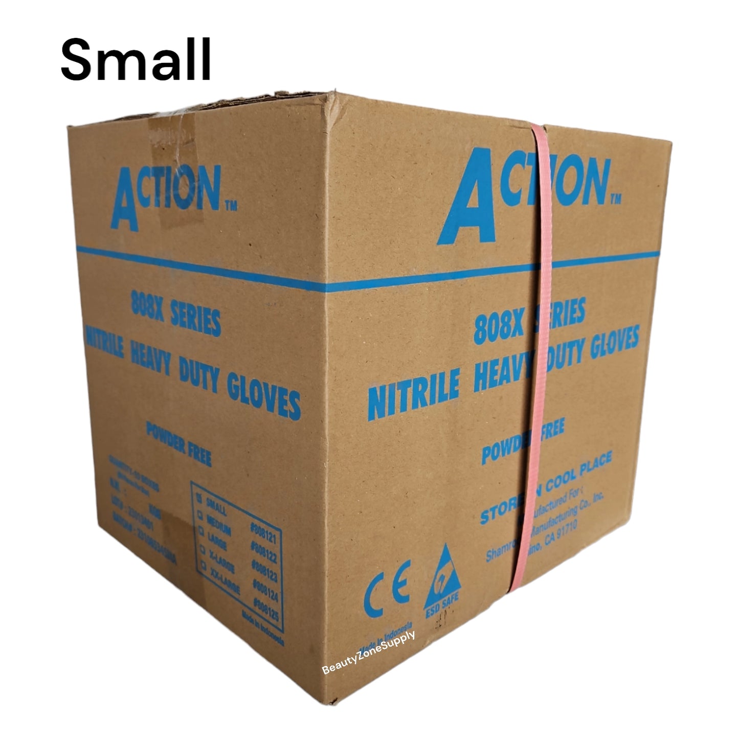Action Nitrile Non Medical Gloves Case 10 box