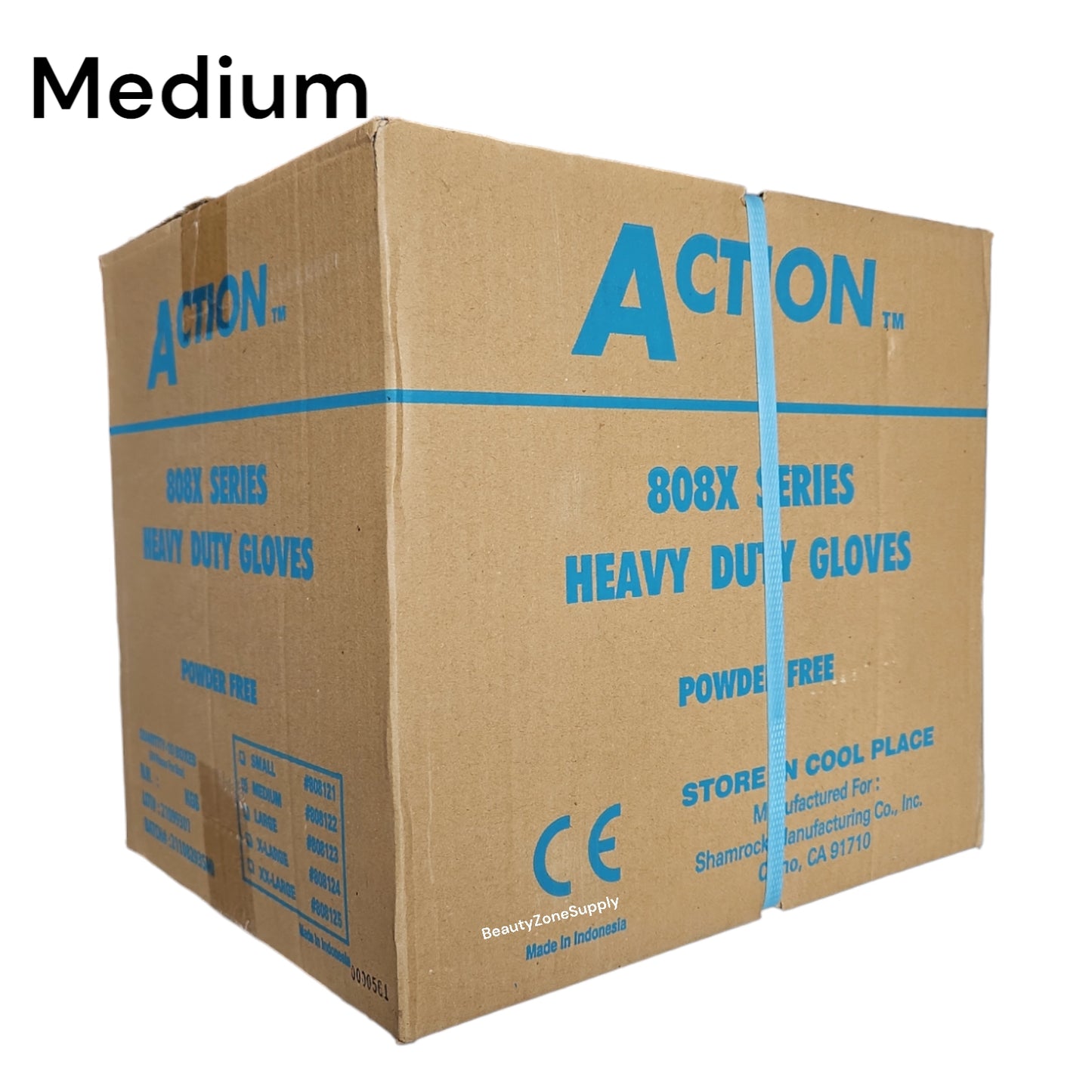 Action Nitrile Non Medical Gloves Case 10 box
