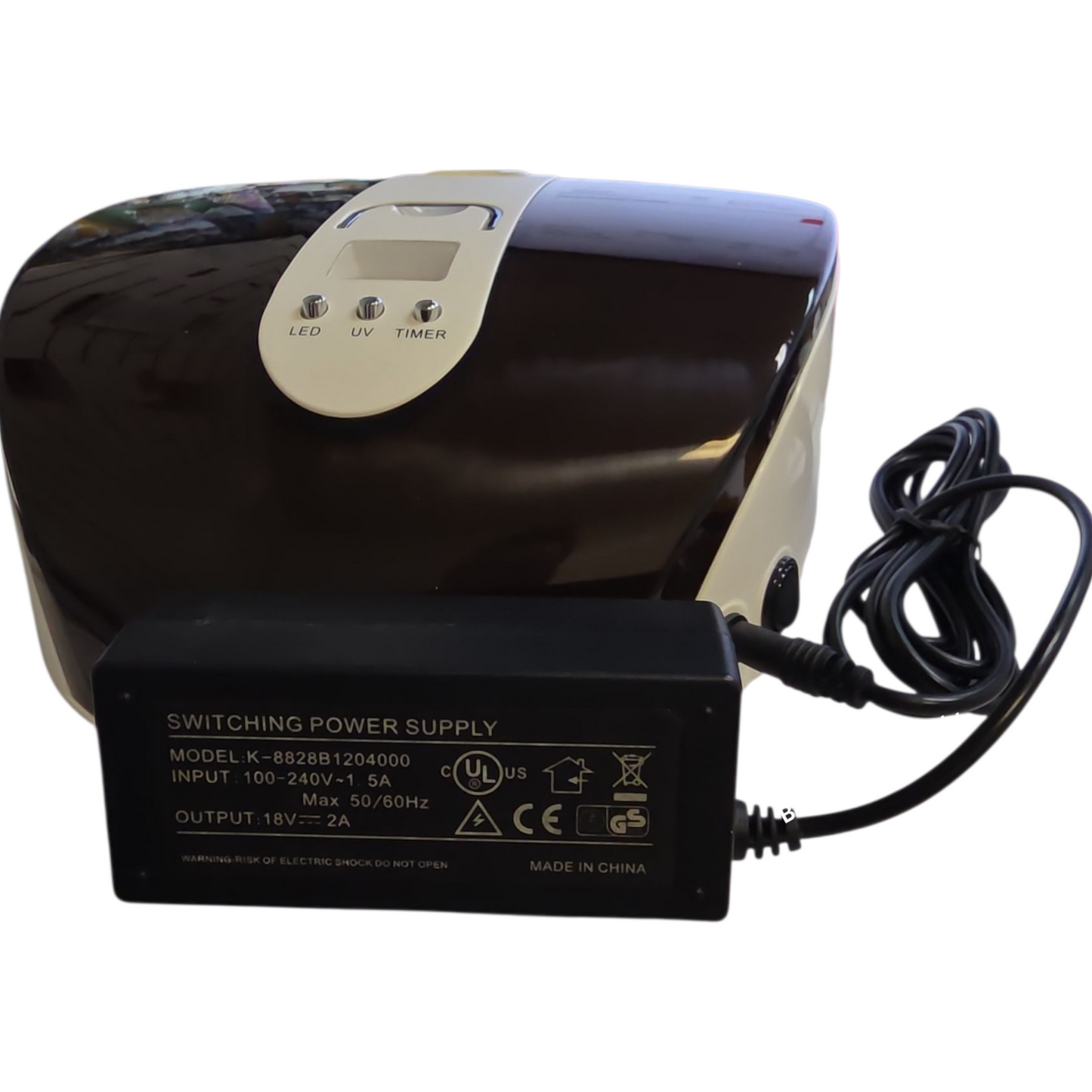 Adventek 36W UV/LED Combo Nail Lamp with Timer UV36