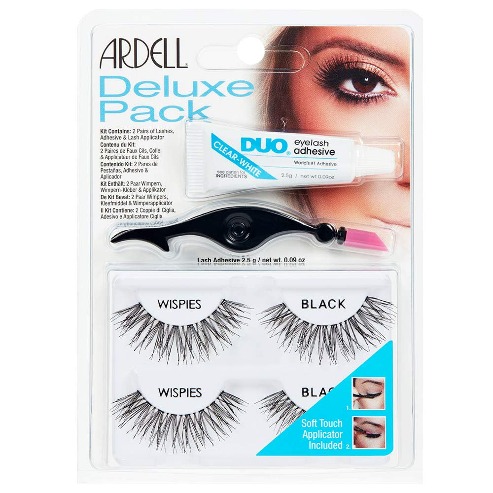 Ardell Eyelash Deluxe Pack Wispies Black #68947