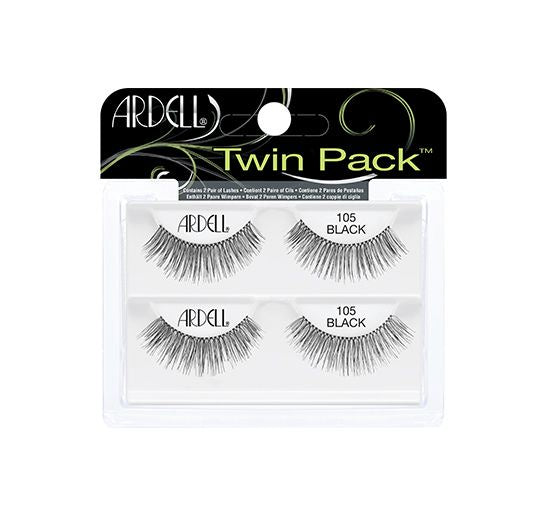 Ardell Eyelash Twin Pack Natural 105 Black #61769