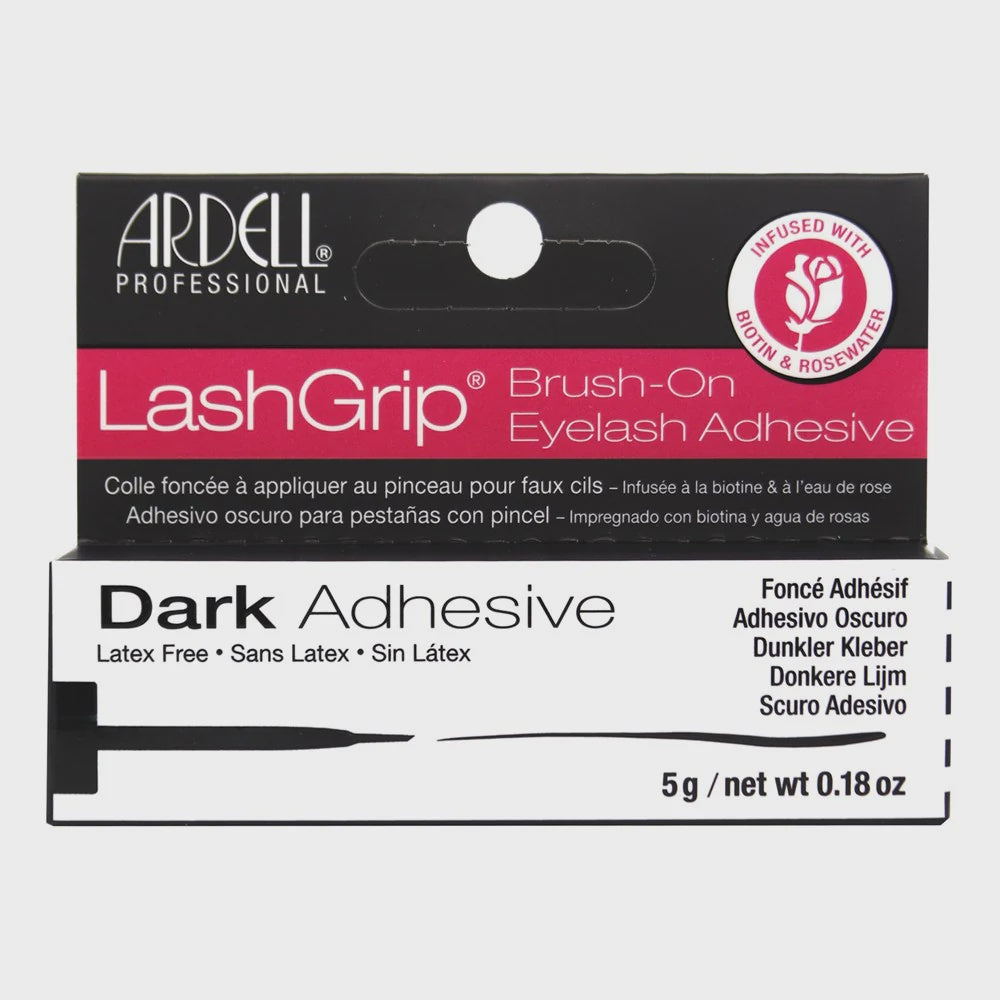 Ardell Lash Glue LashGrip Biotin & Rosewater Strip Adhesive Dark 0.18 oz #67594
