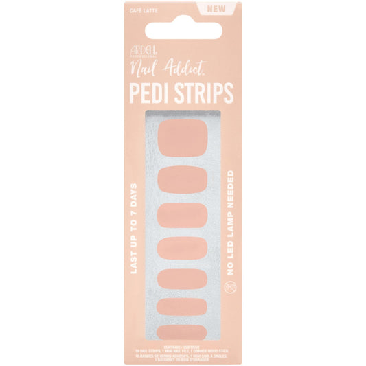 Ardell Nail Addict Pedicure Strips - Café Latte #37894