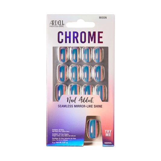 Ardell Press-on Nails Nail Addict Chrome Moon #37433