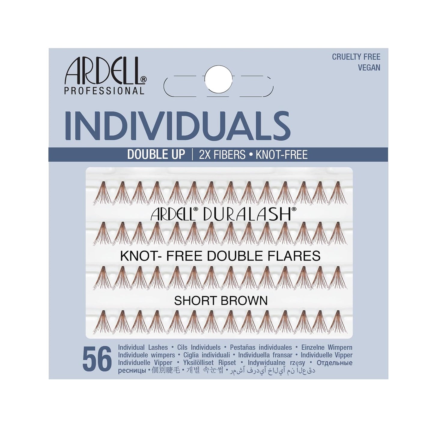 Ardell Double Individuals Knot Free Short Brown #65993