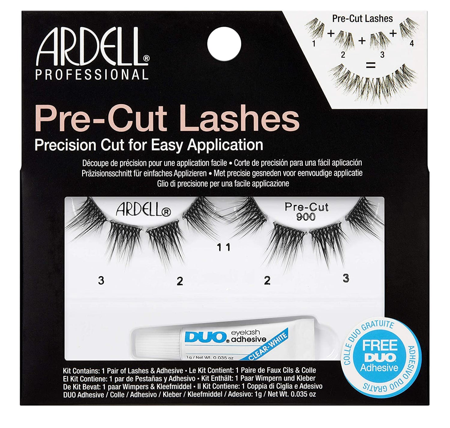Ardell Strip Lashes Pre-Cut Lashes 900 #67464