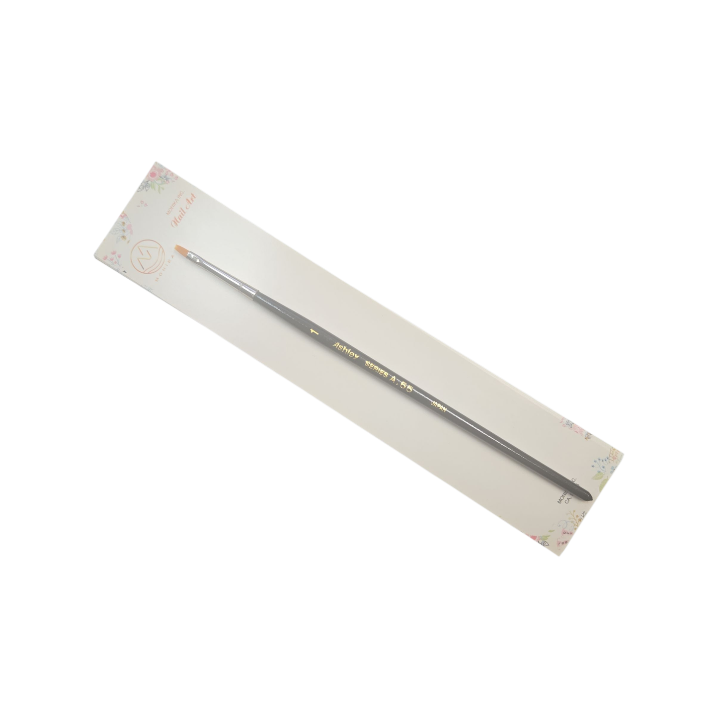 Ashley Nail Art Brush – Series A.55 #1 Yellow Detail Flat