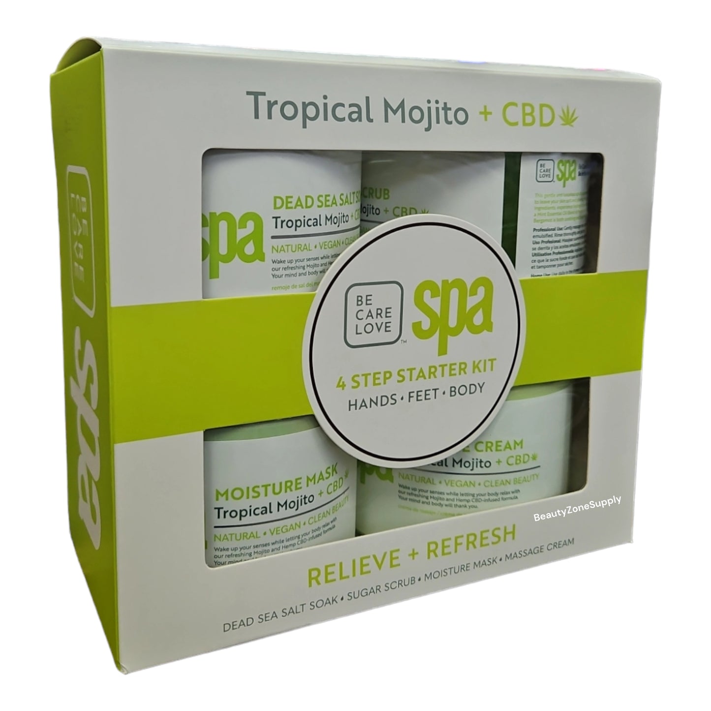 BCL SPA Mojito Mint 4 Step Starter Kit 16 0z SPA56819