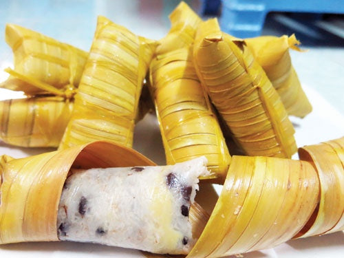 Bánh lá dừa đậu 10 cai