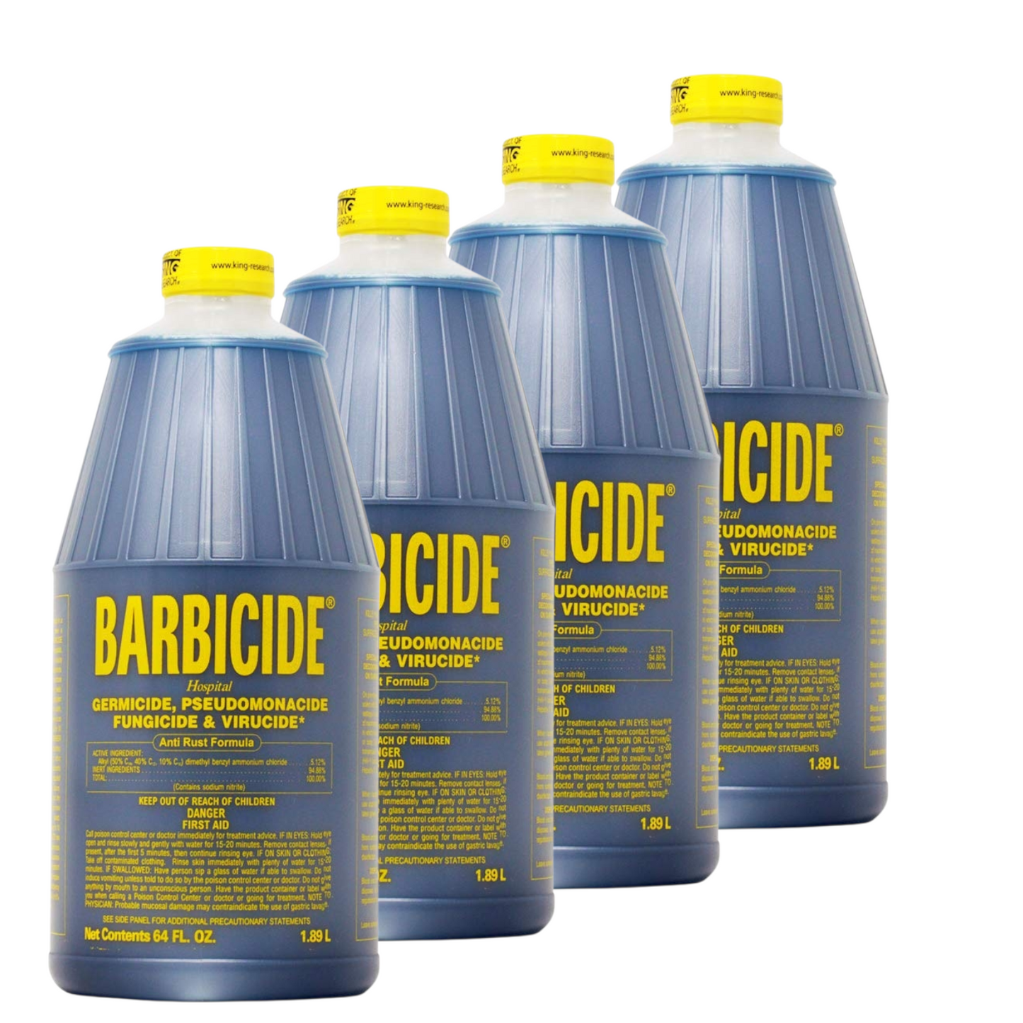 Barbicide Disinfect salon tools 64 oz (4 Bottles)