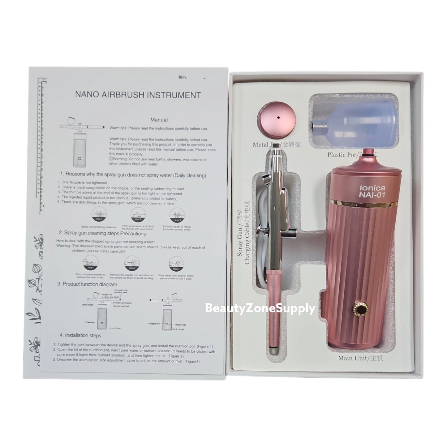 Beauty Nail Airbrush Cordless System USB