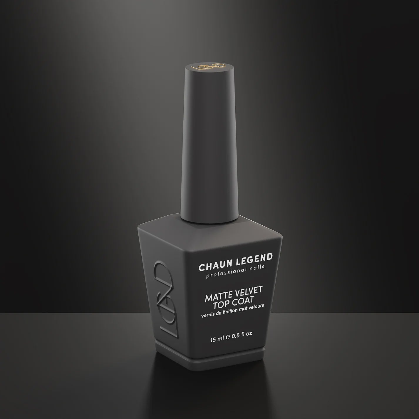 Chaun Legend Gel Polish Legend Velvet Matte Top Coat 0.5OZ #LGVELVET