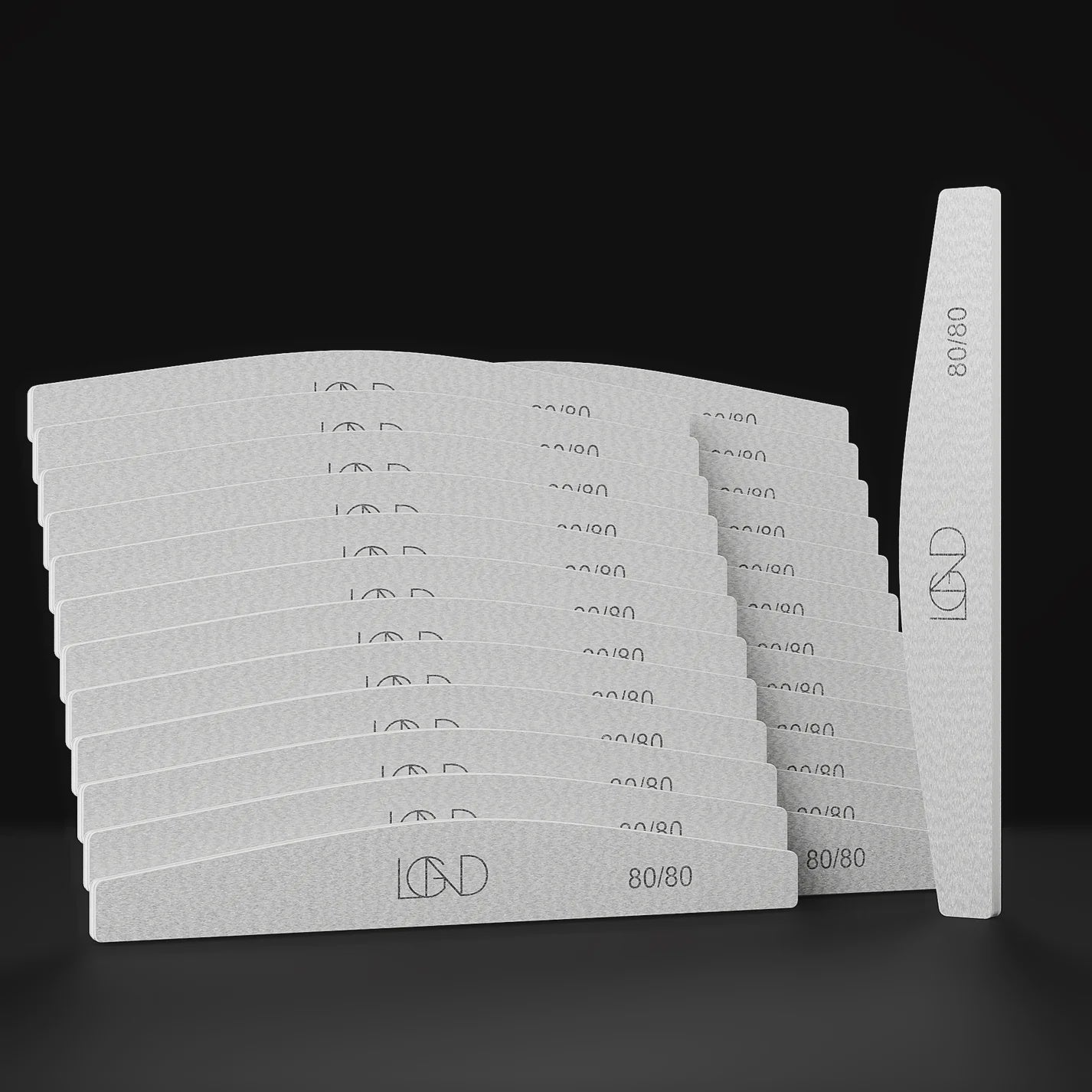 Chaun Legend LGND ZEBRA HALF MOON FILE 80/80 25 PACK #25LGZHM80