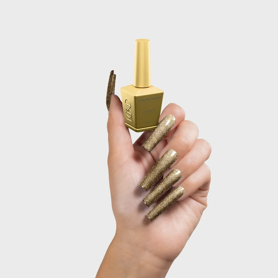 Chaun Legend Gel Polish Under The Mistle-gold 0.5OZ #LG5081