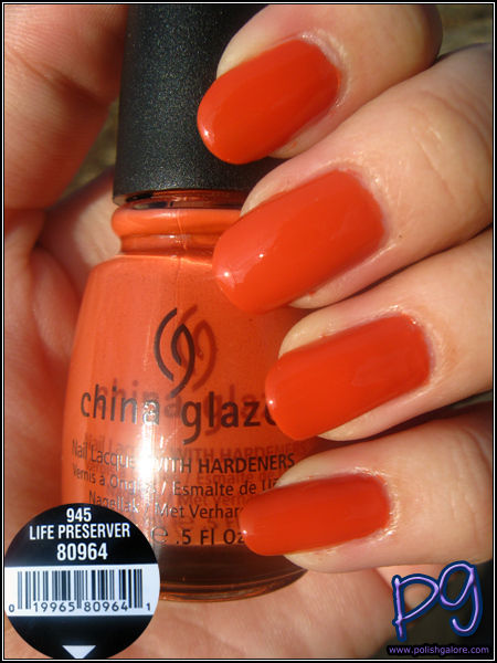 China Glaze Nail Lacquer Life Preserver 0.5 oz #80964
