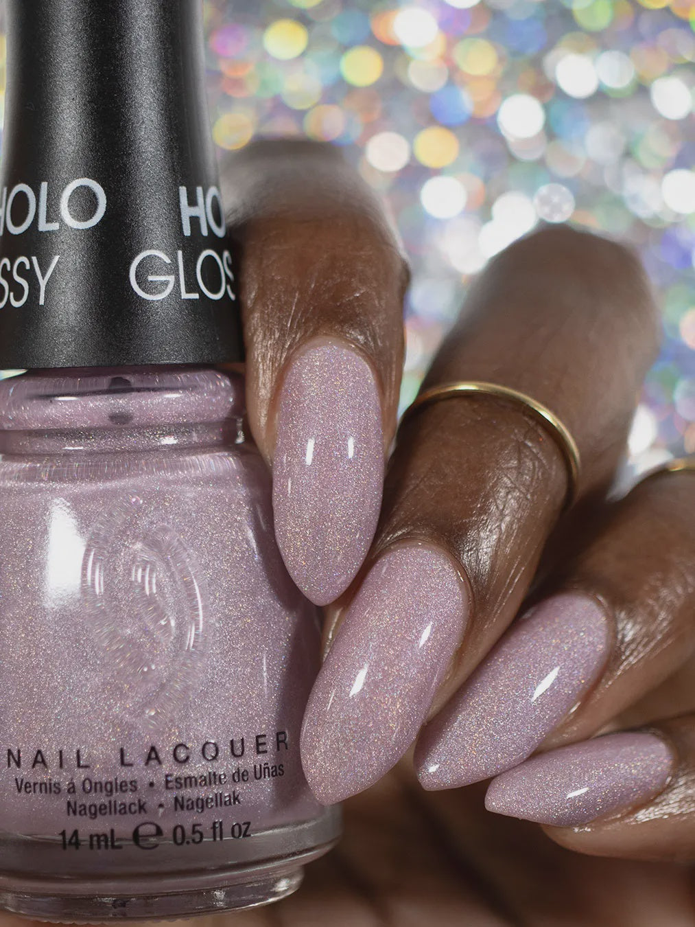 China Glaze Nail Lacquer Shimmer Bare It 0.5 oz #43126