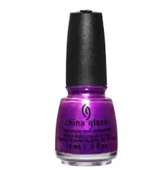 China Glaze Lacquer Purple Fiction (Purple Shimmer) 0.5 oz #83615
