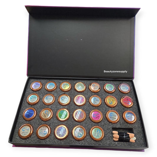 Chisel nail Art Mirror Chrome Powder 26 Color