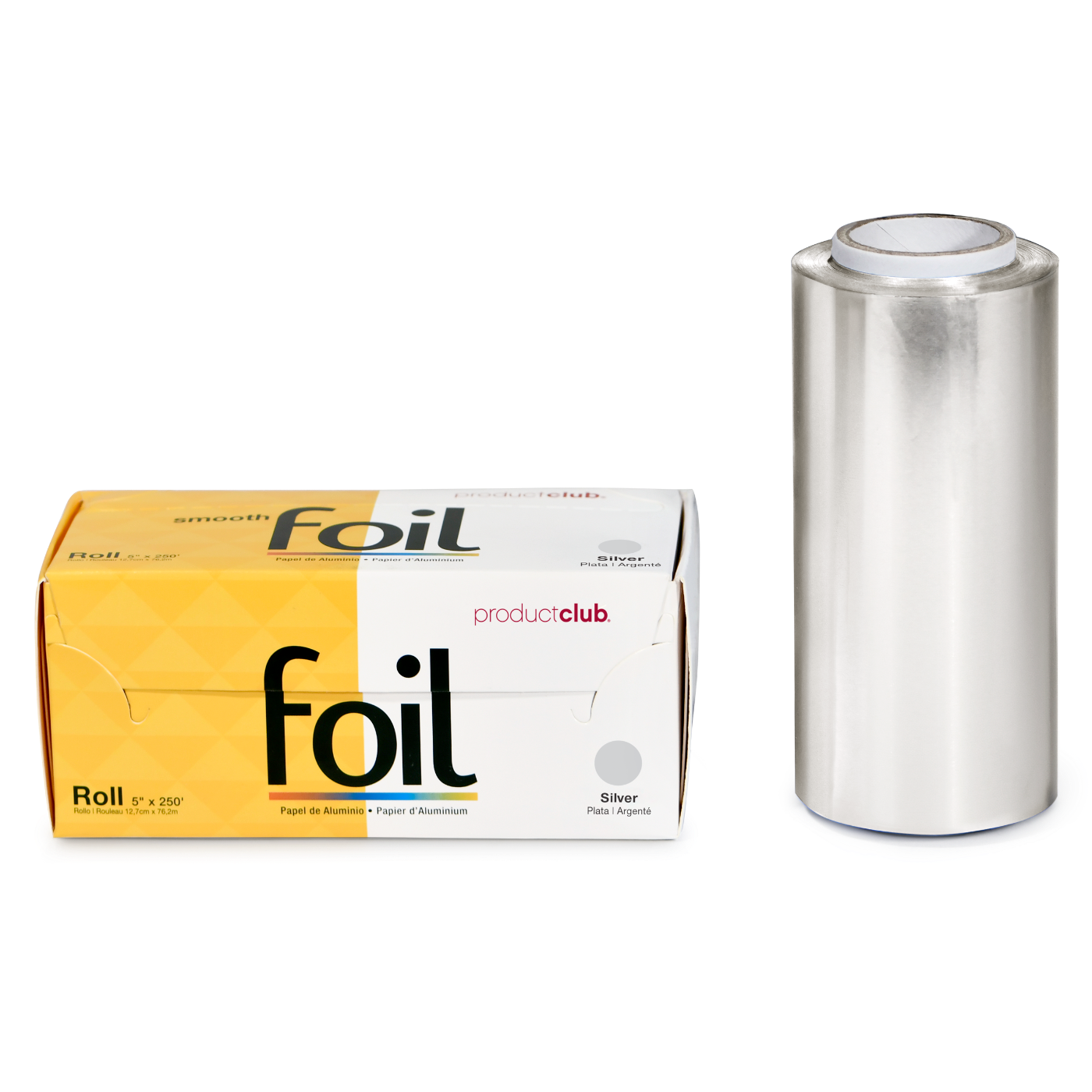 Classic Foil 5" x 250' Smooth Roll Foil - Silver #RF-10-60S