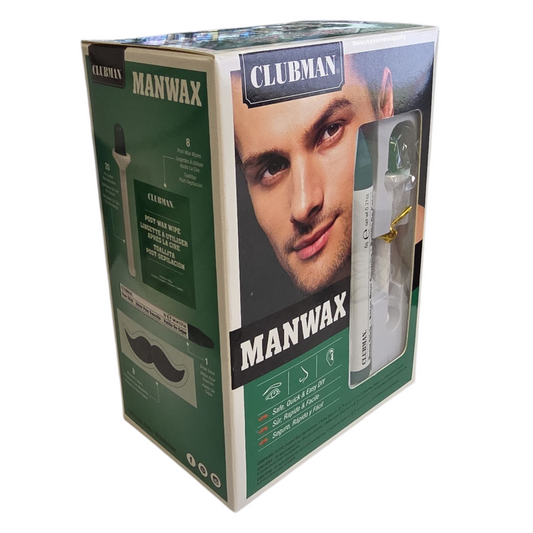 Clubman Manwax Hair Removal Kit – Ears, Nose, Brows & More