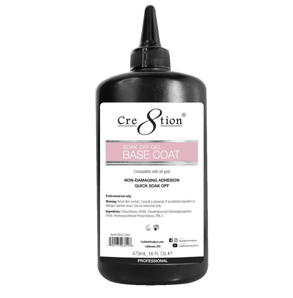 Cre8tion Gel Diamond Base Coat Refill 16 oz