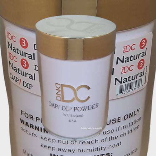 DC DND Dap Dip Powder & Acrylic powder #003 Natural 16 oz