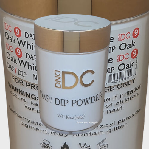DC DND Dap Dip Powder & Acrylic powder #009 Oak White 16 oz