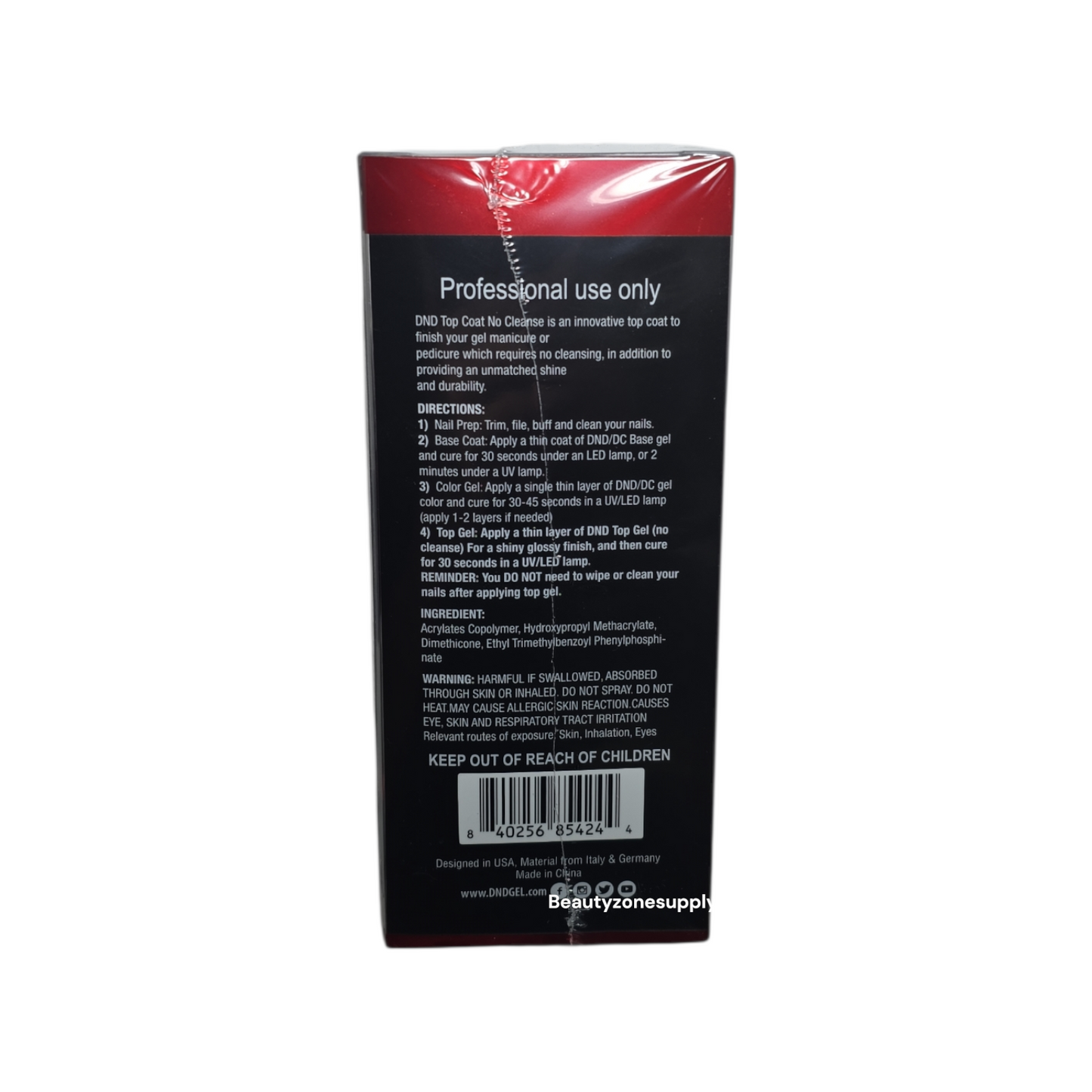 DC Top Gel Premium Super Shine Refill 8 oz - BeautyzoneNailSupply