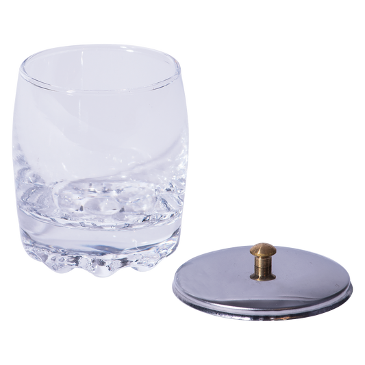 DL Pro Glass Jar with Stainless Steel Lid, 180 mL #DL-C288