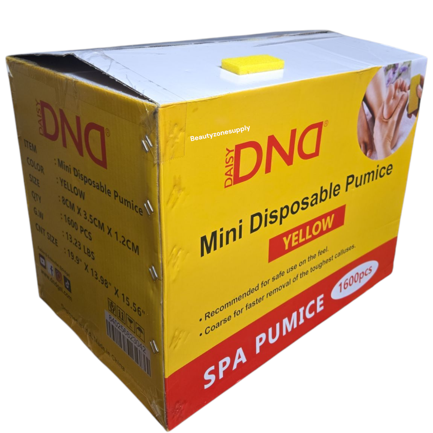 DND Mini Pumice Yellow Box Case 1600 pcs