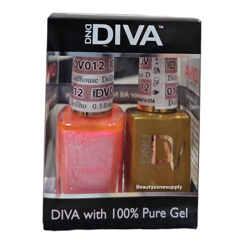 DND Diva Duo Gel & Lacquer 012 Dollhouse