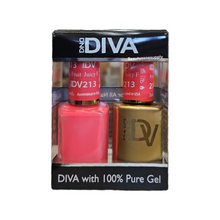 Load image into Gallery viewer, DND Diva Duo Gel &amp; Lacquer 213 Juicy Fruit