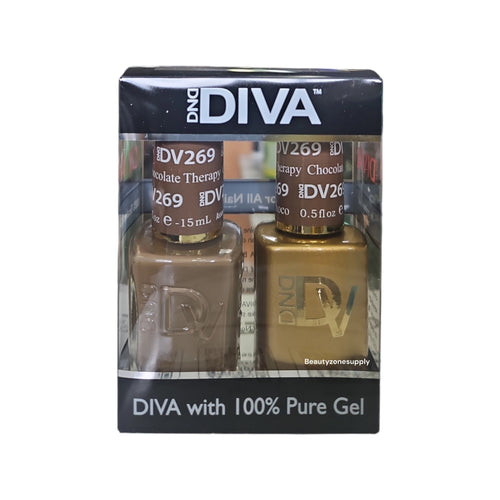 DND Diva Duo Gel & Lacquer 269 Chocolate Therapy
