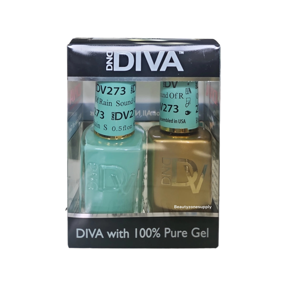 DND Diva Duo Gel & Lacquer 273 Sound Of Rain Beauty Zone Nail Supply